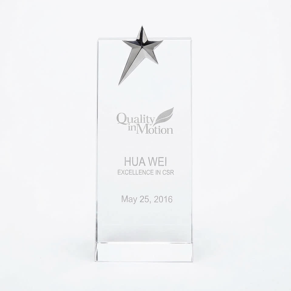 Skyward Star Medium Optically Perfect Award