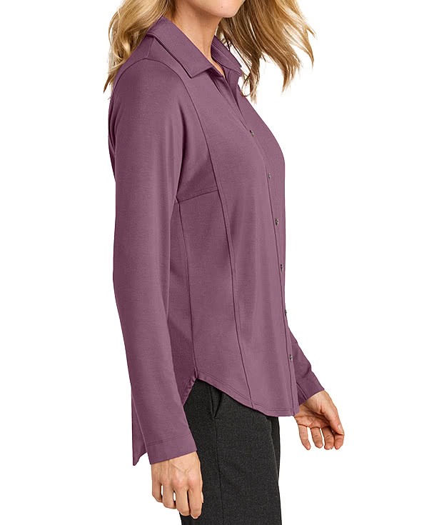 Port Authority Women's Luxe Knit Button Tunic
