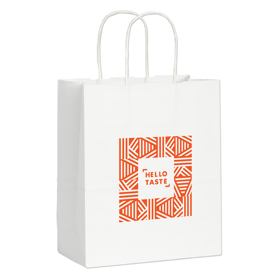 Small White Kraft Paper Bag