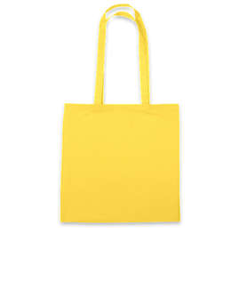 Promotional Lightweight 100% Cotton Tote Bag - Color: Yellow