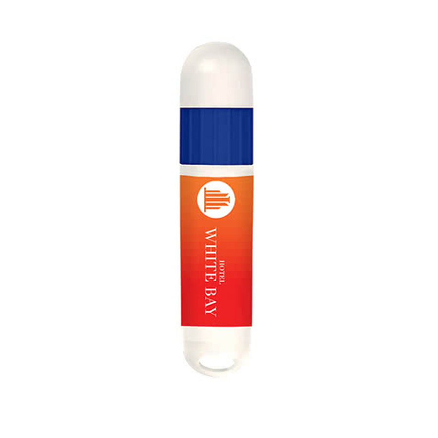 Full Color Lip Moisturizer and SPF 30 Sunstick in White with Blue