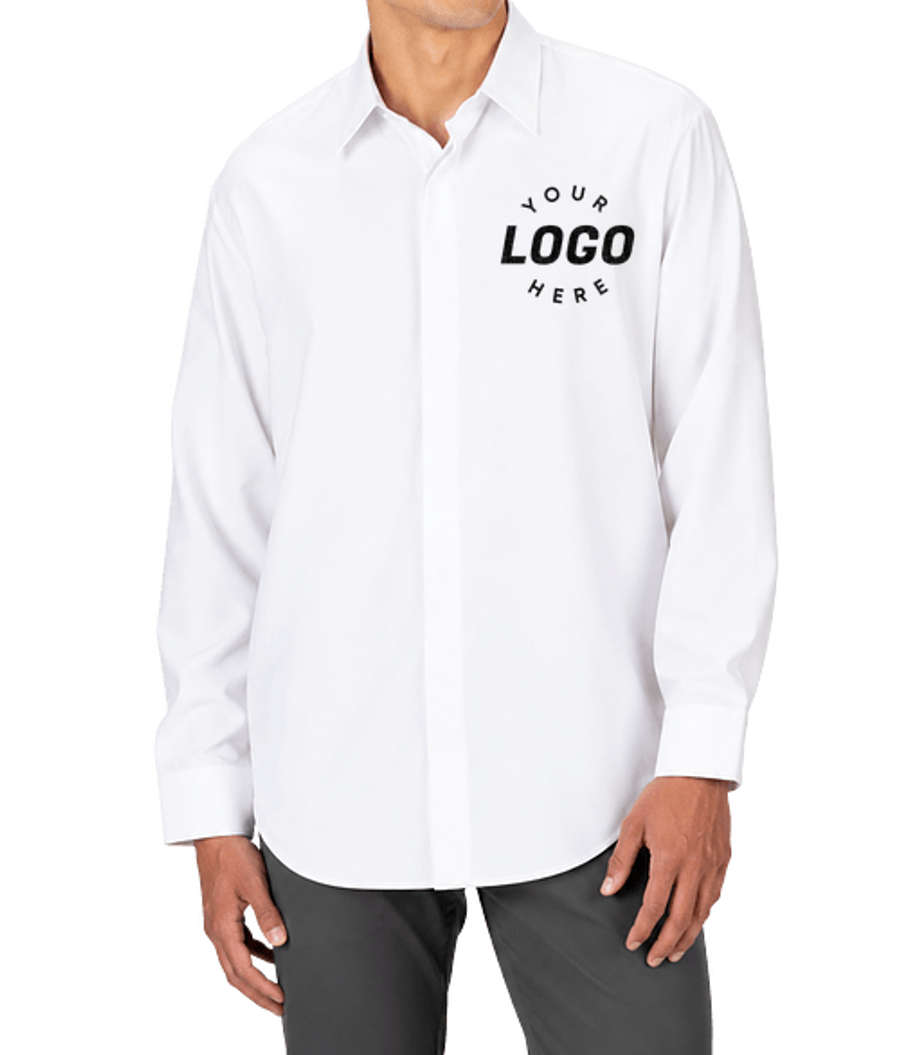 Edwards FlexBatiste Café Recycled Dress Shirt in White
