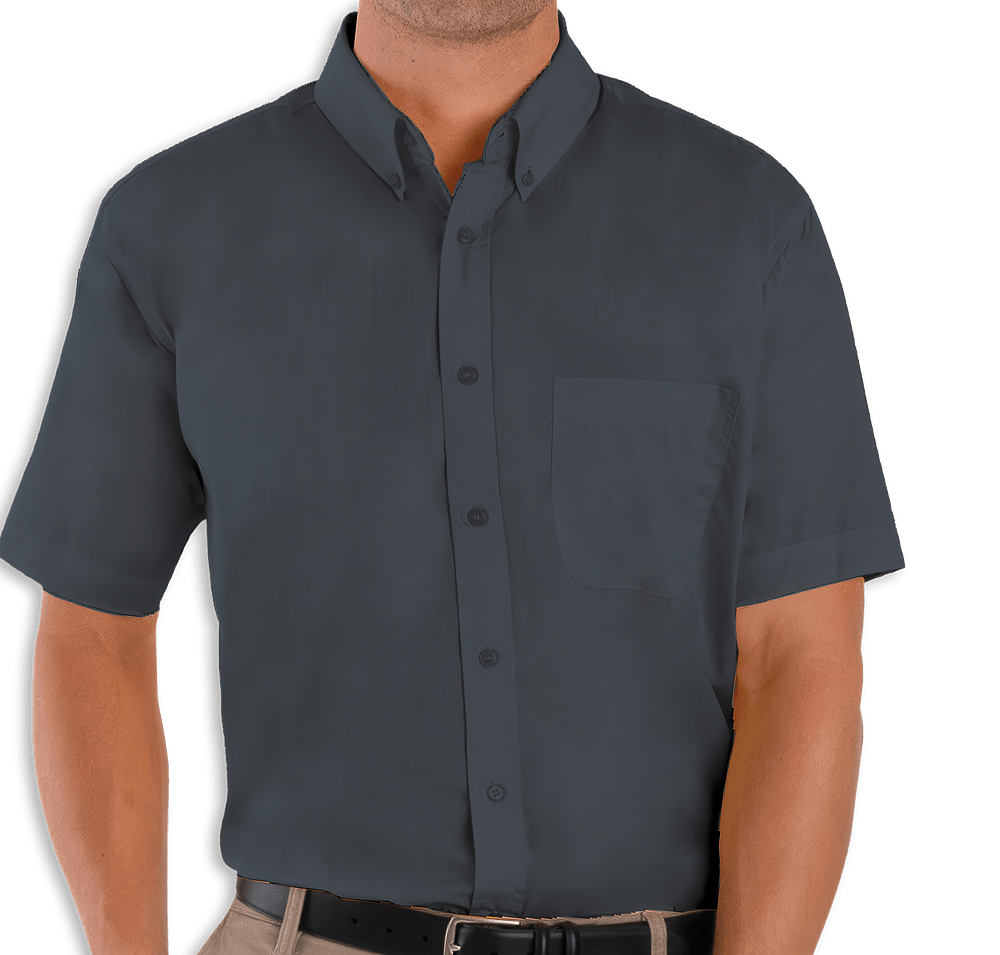 Blue Generation Value Short Sleeve Poplin Dress Shirt - Embroidered-default