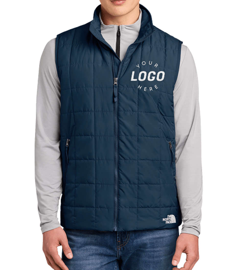 The North Face Iron Drift Recycled Quilted Vest in Summit Navy