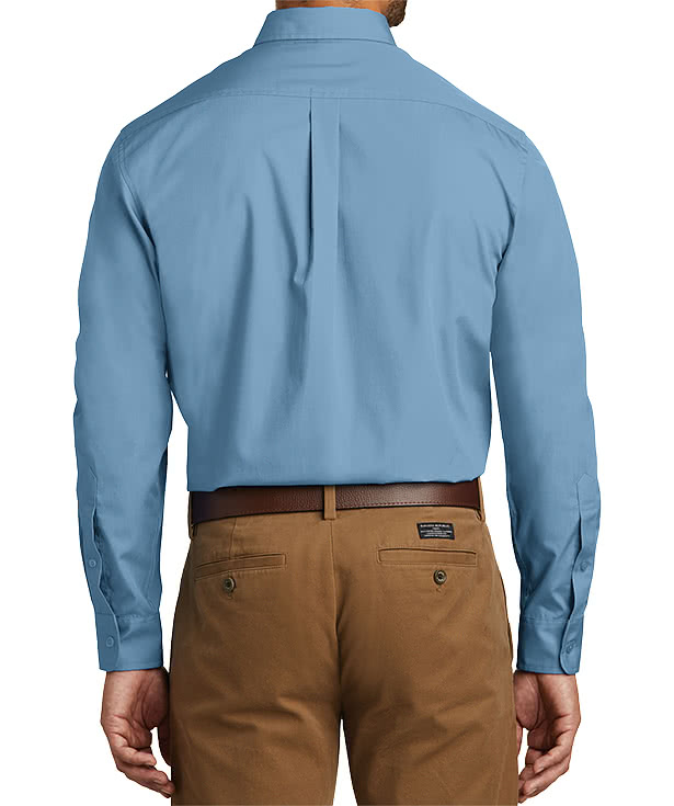 Port Authority Carefree Poplin Dress Shirt - Embroidered