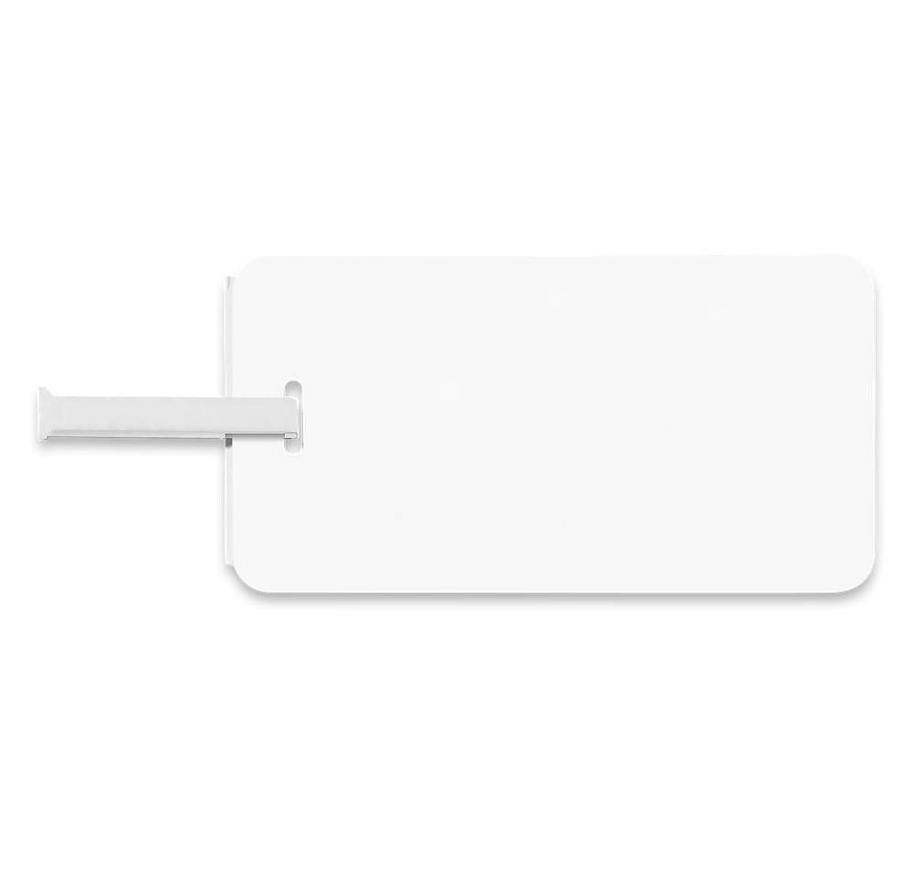 Full Color Plastic Luggage Tag-default