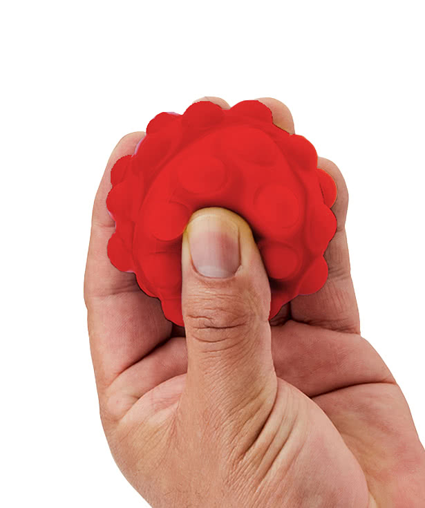 Push Pop Bouncing Stress Ball
