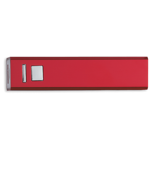 1,500 mAh On-The-Go Power Bank 2.0 in RED