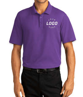 Port Authority SuperPro React Polo - Screen Printed