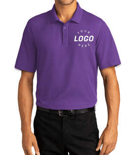 Port Authority SuperPro React Polo - Embroidered - Color: Purple