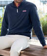 Vineyard Vines Collegiate Logo Shep Quarter Zip Sweatshirt