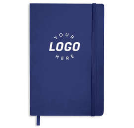 JournalBooks ® Debossed Pedova Soft Bound Notebook - Color: Blue