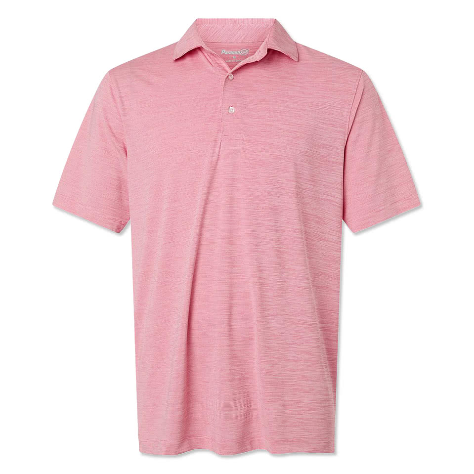 Paragon Bohemian Striped Heather Performance Polo - Printed