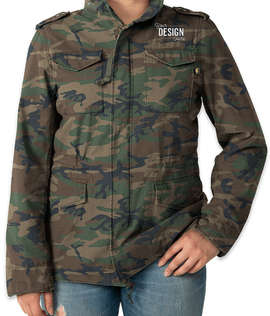 Alpha Industries Women's M-65 Defender Jacket - Color: Woodland Camo