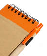 Recycled Mini Flip Spiral Jotter with Pen