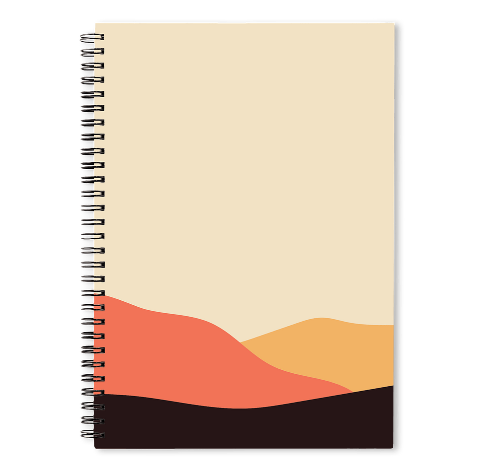 Mountainscape JournalBooks ® Spiral Notebook-default