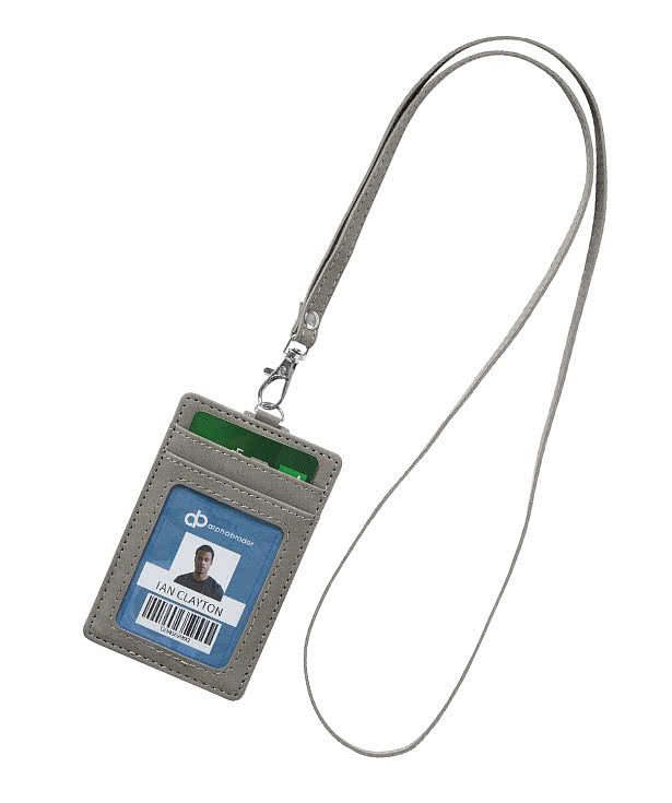 Debossed Leeman RFID Card & Badge Holder