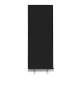 Full Color 31.5" x 81.8" Value Retractable Banner Kit - Color: Black