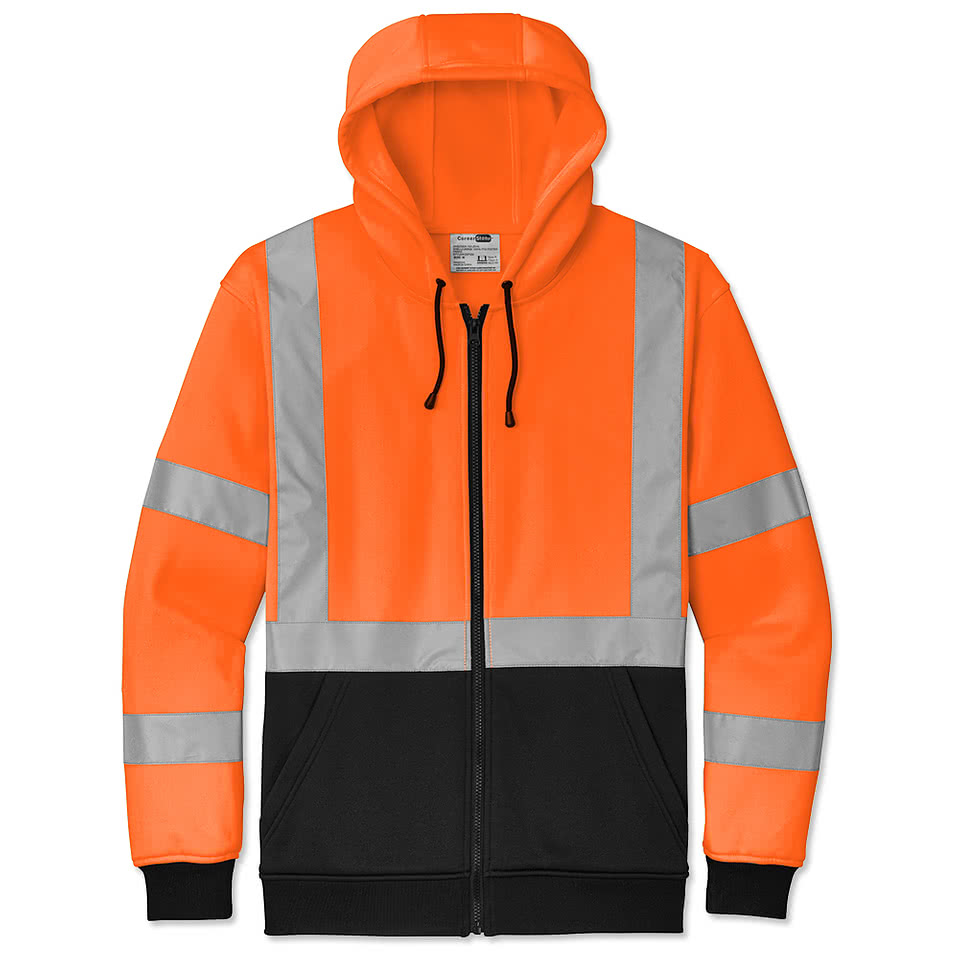 CornerStone Class 3 Heavy Duty Fleece Safety Zip Hoodie