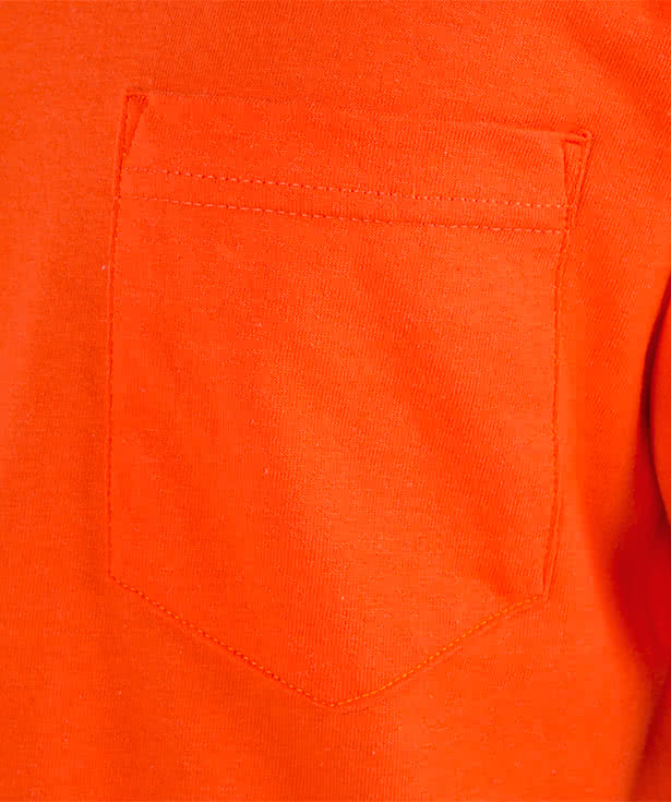 Bayside USA-Made 100% Cotton Pocket T-shirt