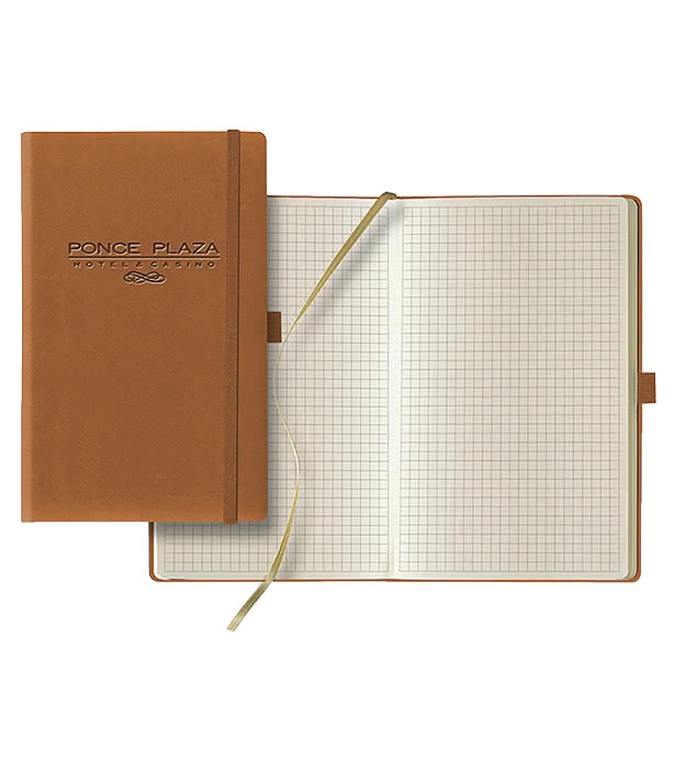 Castelli Debossed Tucson Medio Graph Hard Cover Notebook