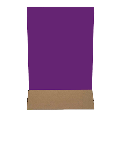 Full Color 24" x 36" Double-Sided Enviro Board Sign in Team Purple
