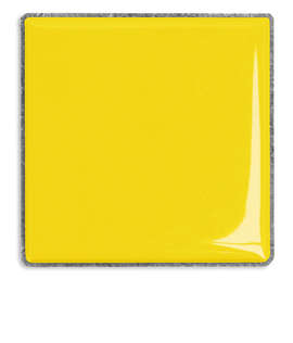 1" Square Lapel Pin - Color: Yellow / Silver