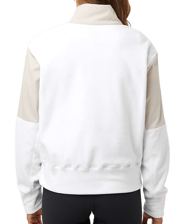 Adidas Women's Recycled Fleece Quarter Zip Pullover
