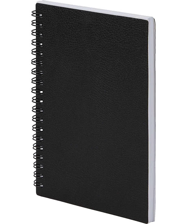 Debossed Pebble Grain FSC Recycled Hard Cover Spiral Notebook