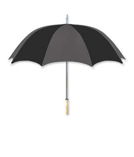 48" Arc Multi-Tone Golf Umbrella - Color: Pewter / Black