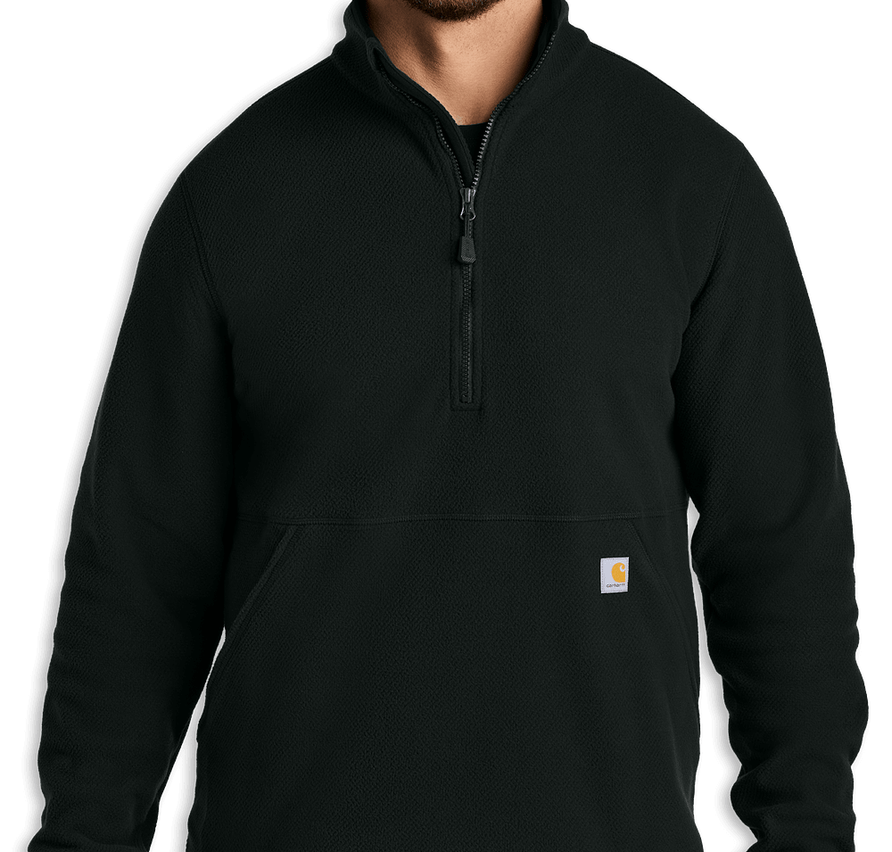 Carhartt Textured Half Zip Fleece Jacket-default