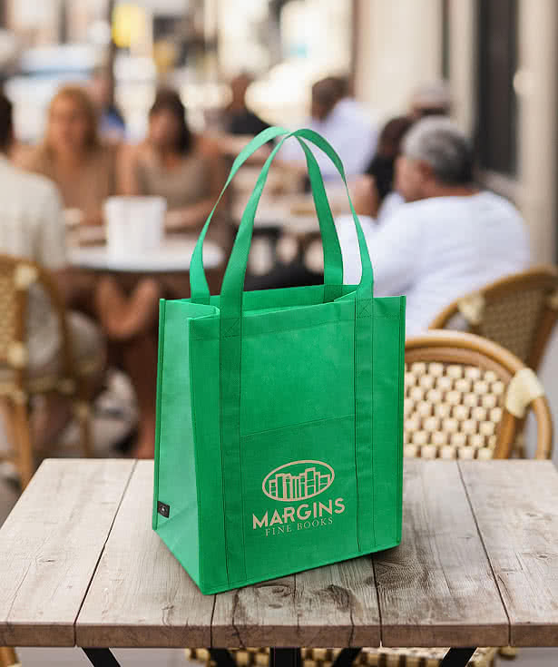 Full Color Sunray Recycled Reusable Shopping Tote Bag