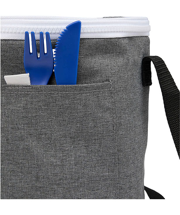 Full Color Round Recycled 9 Can Cooler Bag