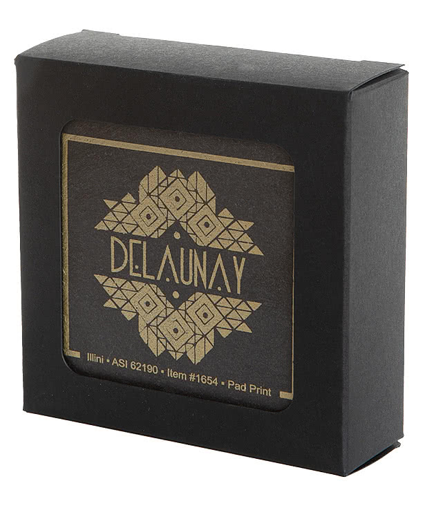 Square Slate Coasters (Set of 4)