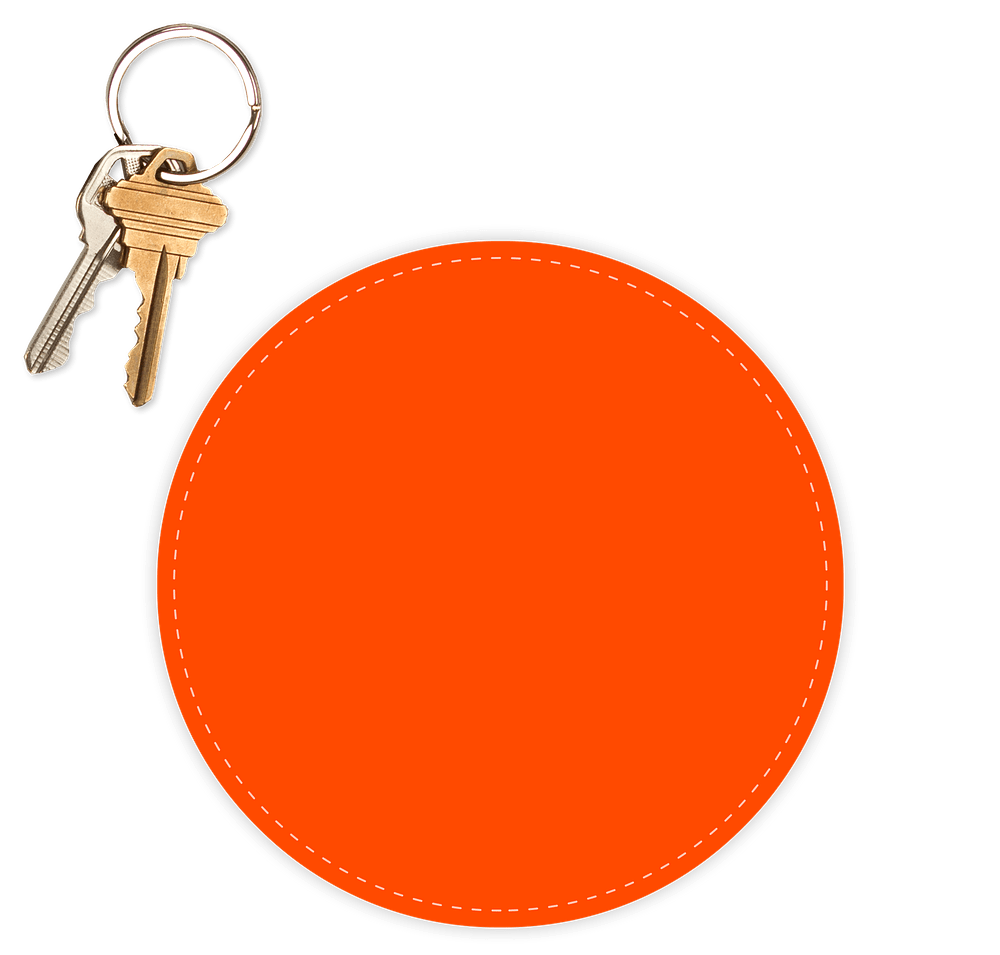 5.5 in. Circle Car Magnet-default