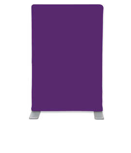 Full Color EuroFit Mini Tabletop Banner - Color: Team Purple