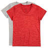 Augusta Women's Tonal Heather V-Neck Performance Shirt