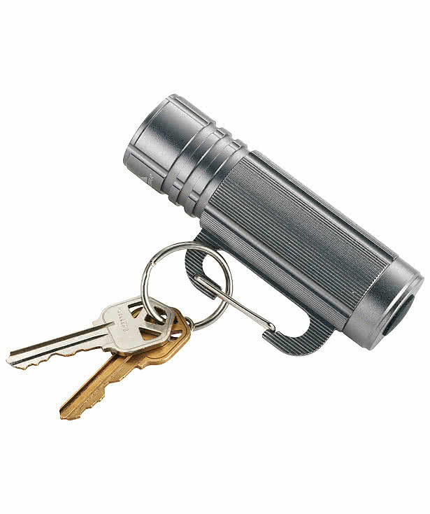 Laser Engraved High Sierra Carabiner Hook Flashlight