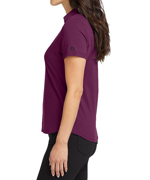 OGIO Women's Limit Stretch V-Neck Performance Polo