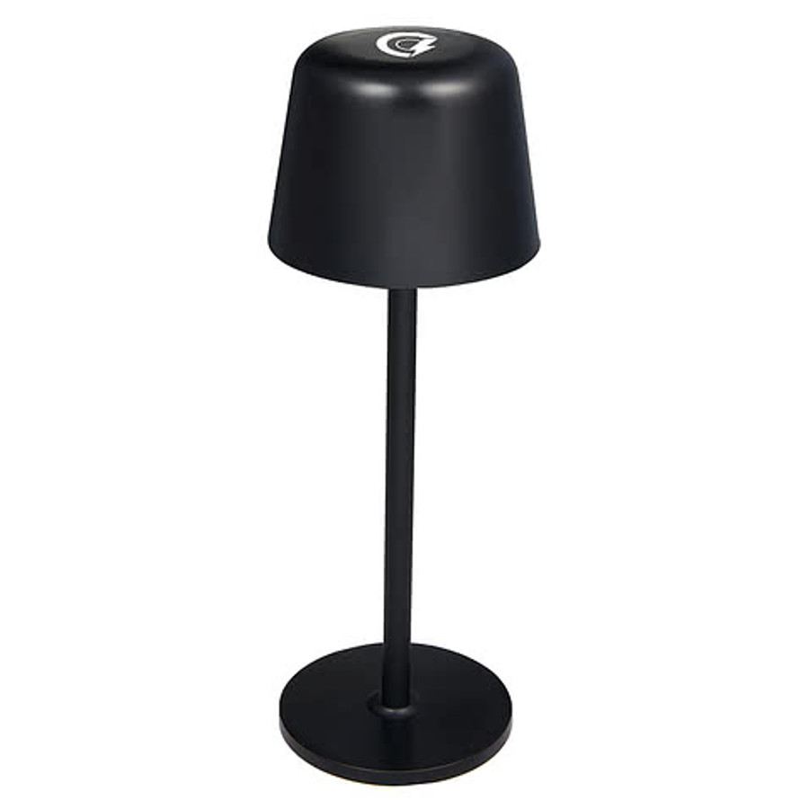 Recycled Mini Rechargeable Desk Lamp in Black