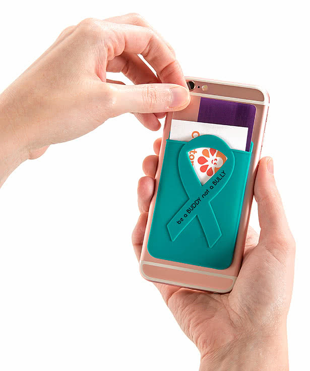 Adhesive Ribbon Cell Phone Card Wallet