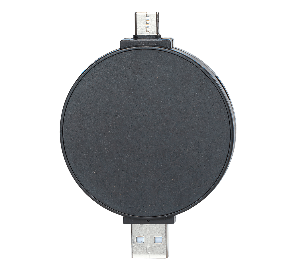 Quad 4-Port USB-C & USB-A Hub with Recycled ABS Case-default
