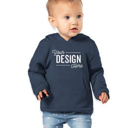 Bella + Canvas Toddler Sponge Fleece Pullover Hoodie - Color: Navy