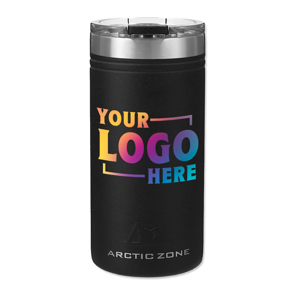 Arctic Zone 12 oz. Titan Thermal HP Stainless Steel Slim Can Insulator