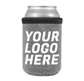 Heathered Jersey Neoprene Can Cooler