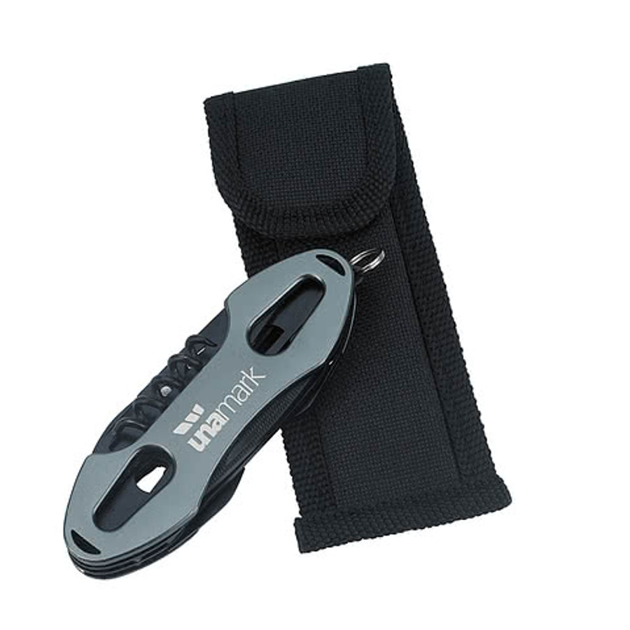 Laser Engraved 7-in-1 Multi-Tool in Gunmetal