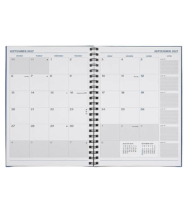 Castelli WireO Tucson Grande XL White Monthly Diary