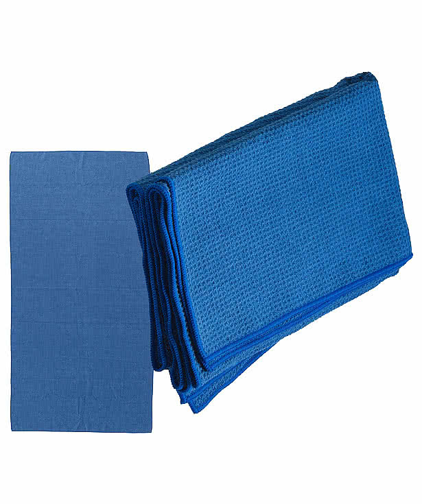 Seaside Waffle Microfiber Beach Towel