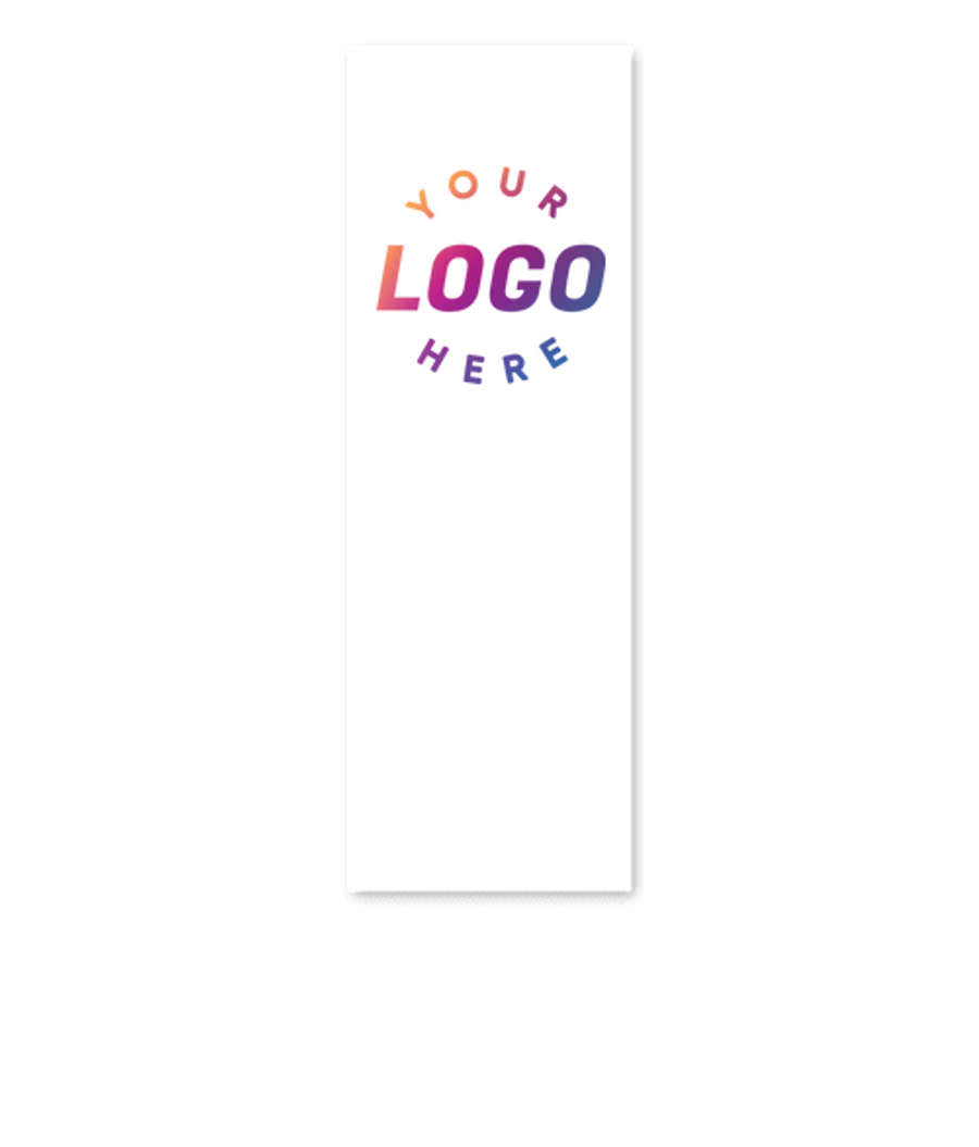 Full Color 24" x 92" Everyday Display Single-Sided Replacement Banner in White