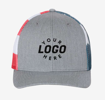 Custom Richardson American Flag Trucker Hat Design Trucker Hats